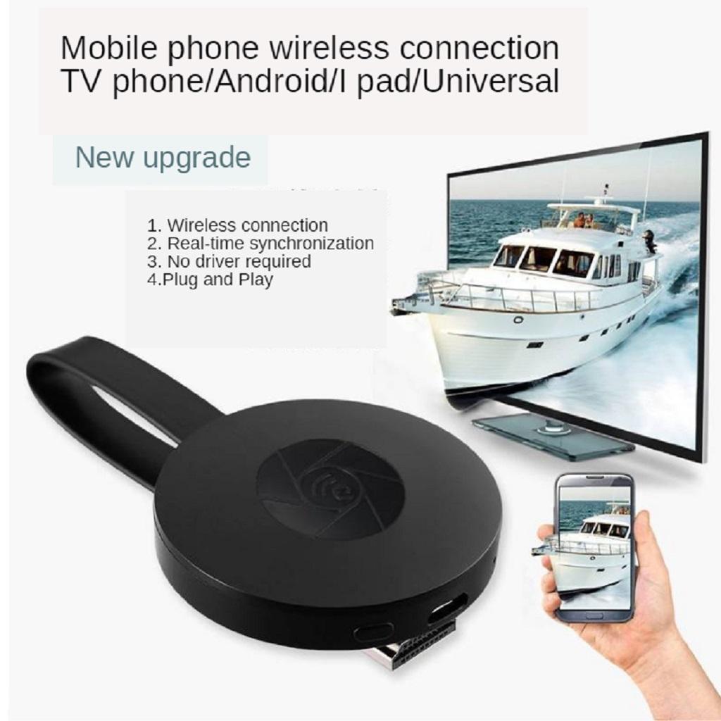 Black Mobile High-definition Wireless Screen Projector Phone TV Projection 