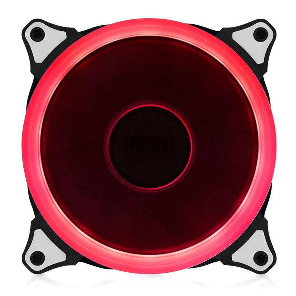 4/3Pin 120mm Computer LED Case Cooling Fan 12cm single halo red 