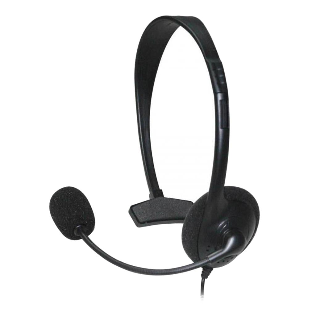 Tunable Binaural Head-mounted Telephone Headset with Mic for Computer