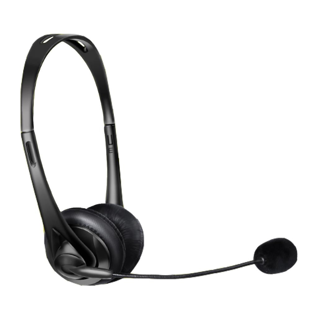 Tunable Binaural Head-mounted Telephone Headset with Mic for Phone