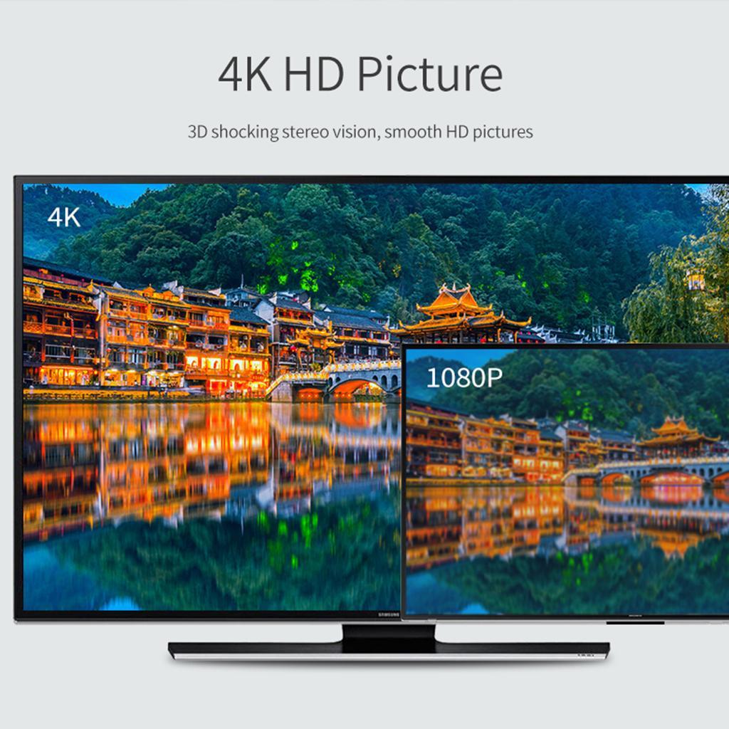 Wireless Display Dongle 1080P/4K Cast Things to Big Screen Dual-core 4K