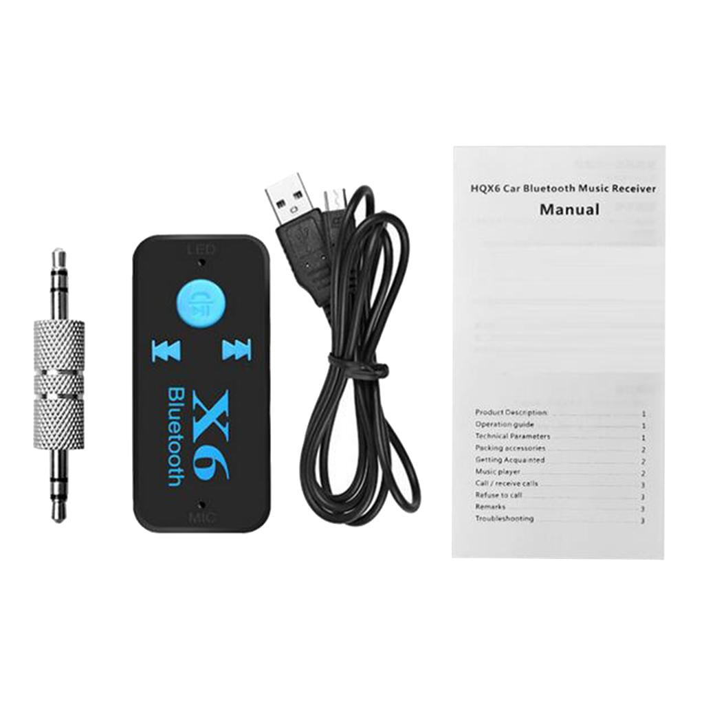 Wireless Bluetooth Receiver 3.5mm USB for Vehicle and Home Audio Systems