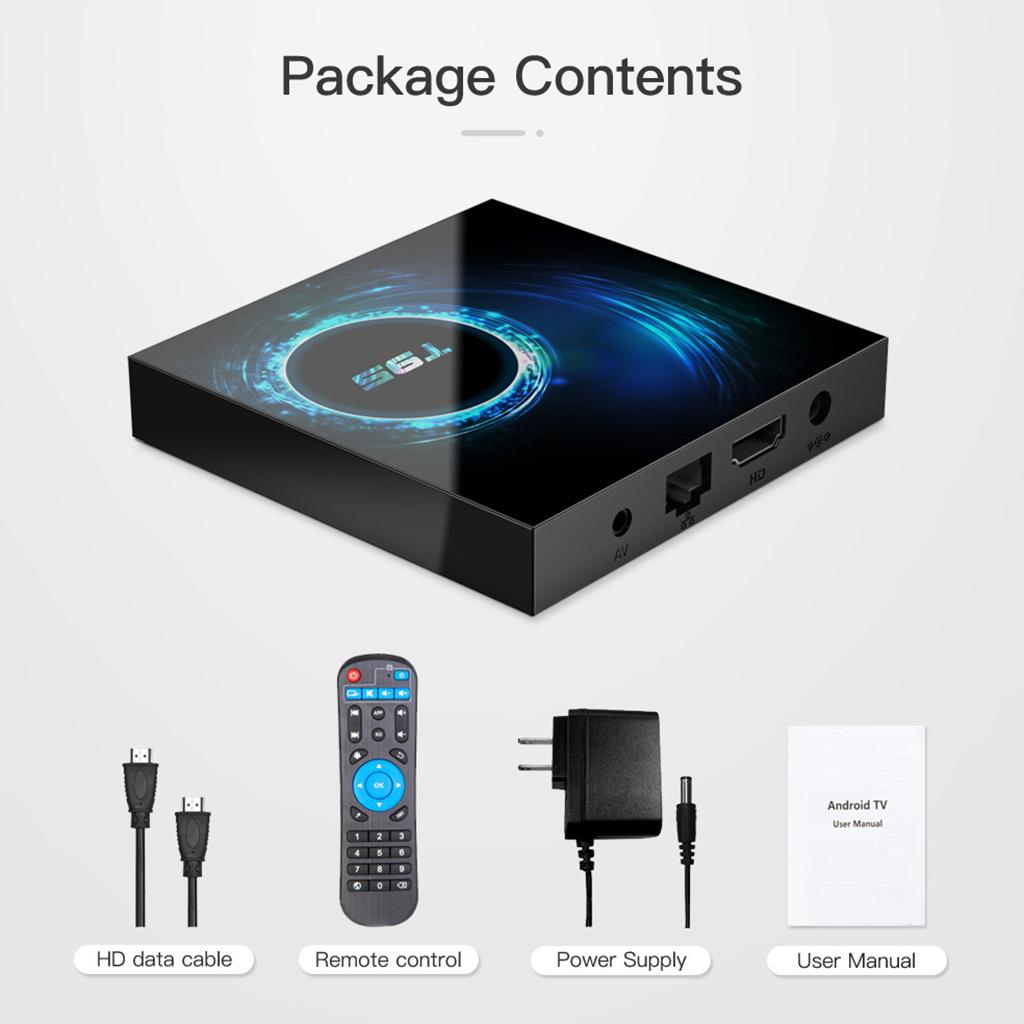 Quad Core Smart Media Player Digital STB 2GB+16GB US Plug Single Frequency