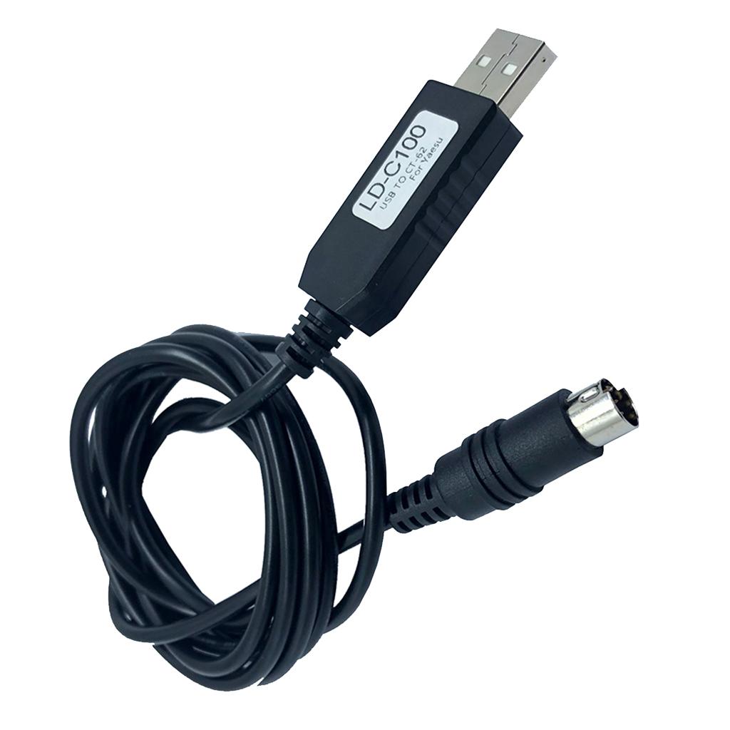 1.5m USB to CAT Din6 Programmed Cable for Kenwood TS-450 TS-690 TS-950