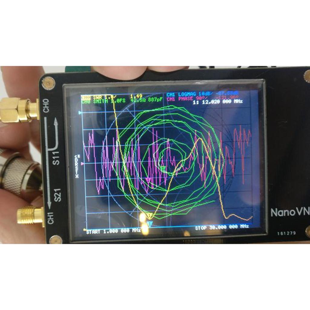 NanoVNA-F 50k-1.5GHz HF VHF UHF Vector Network Analyzer Tester