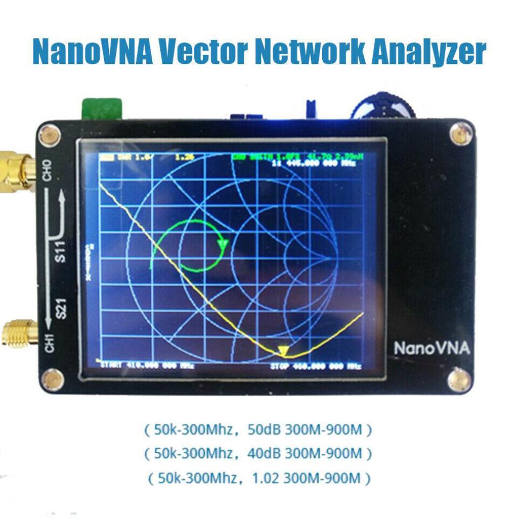 50-300MHz Vector Network Analyzer Kit Short Wave MF HF VHF Antenna Analyzer