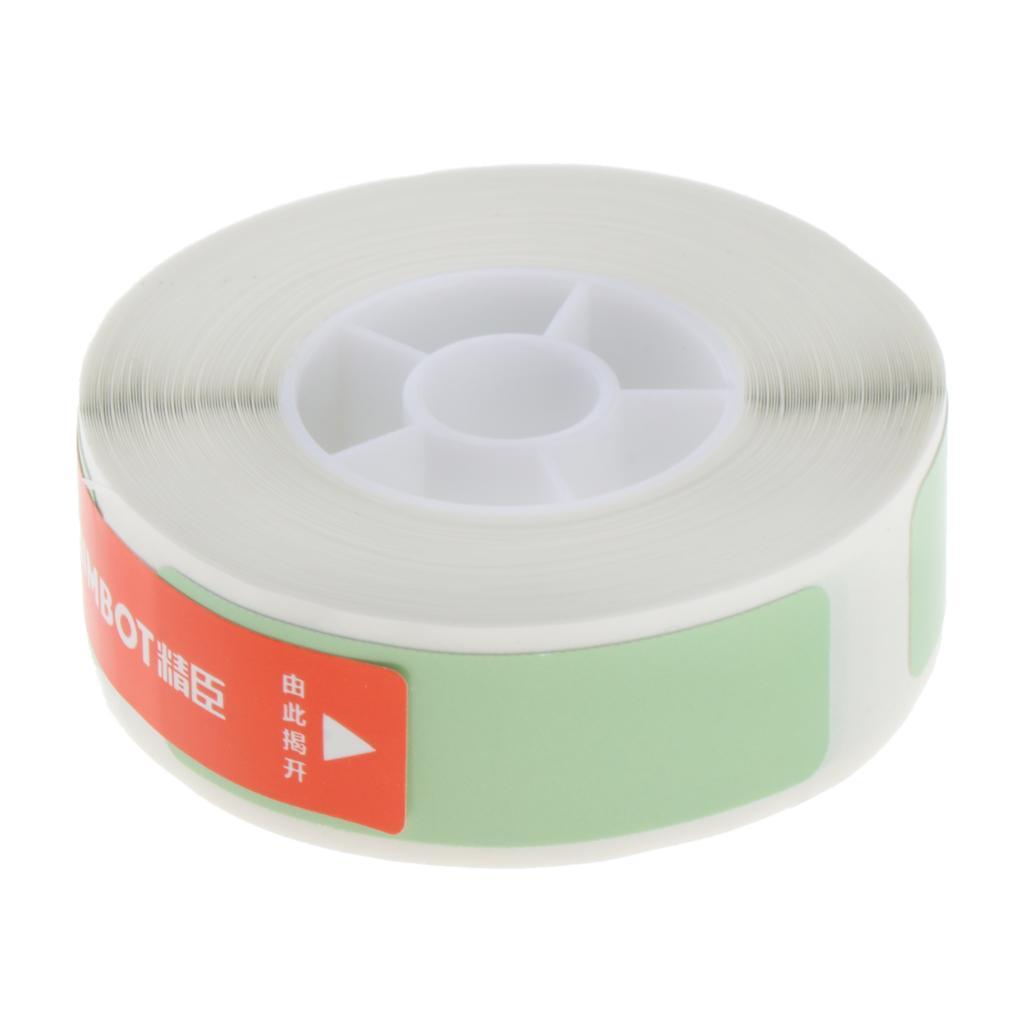 Thermal Label Printer Price Tag Address Sticker Paper Roll Green 12x40mm-160