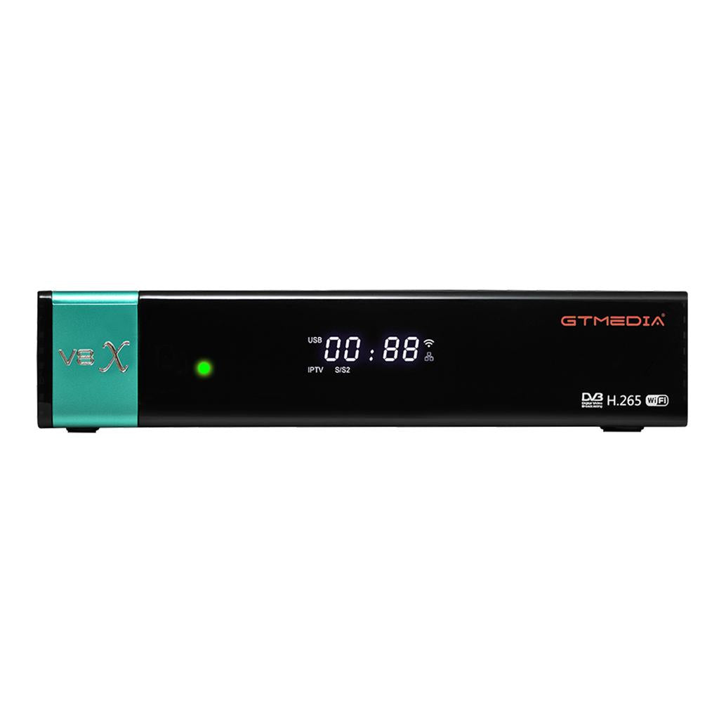 V8X HD Satellite Receiver FTA DVB-S2/S2X Decoder 2.4G Wifi H.265 EU