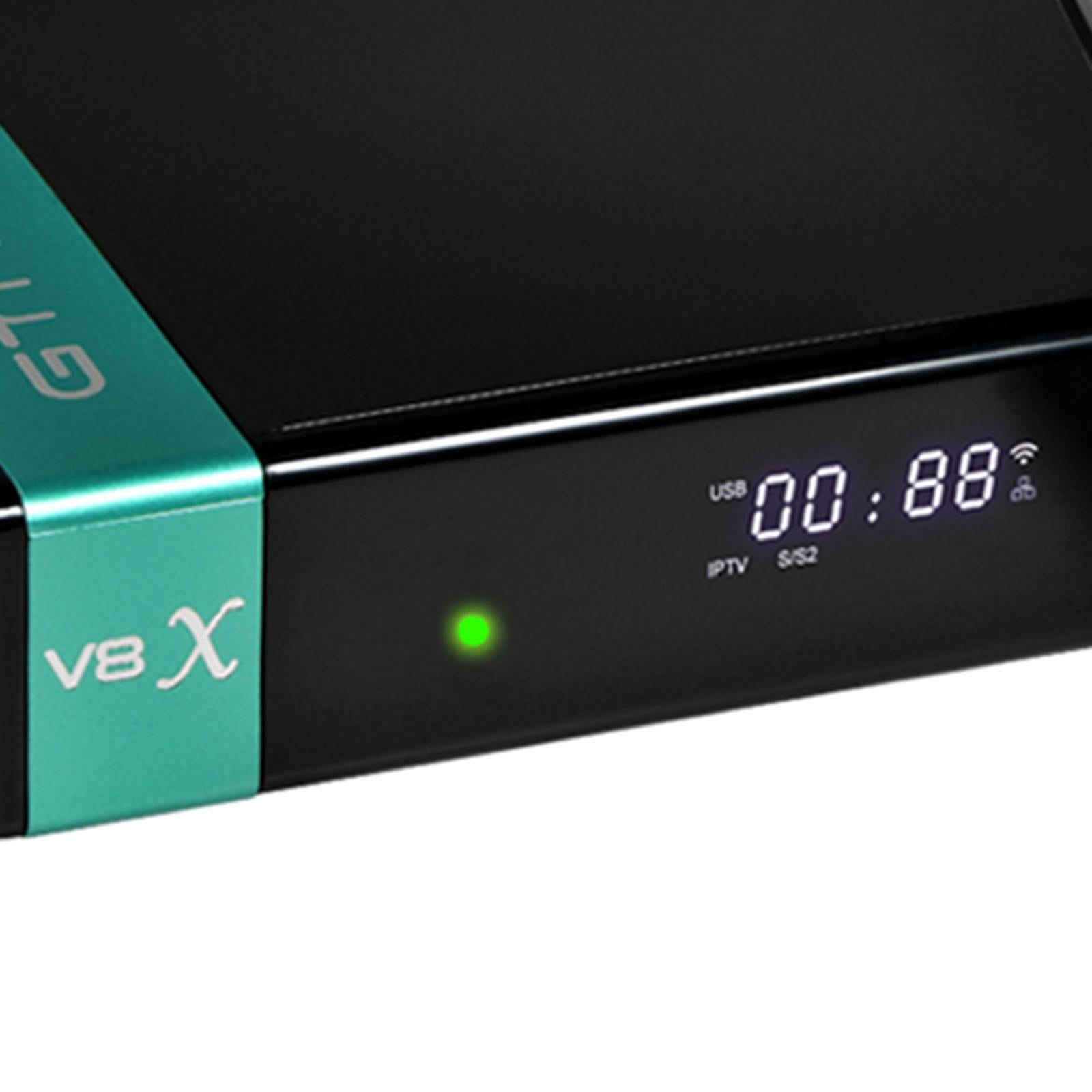 V8X HD Satellite Receiver FTA DVB-S2/S2X Decoder 2.4G Wifi H.265  US