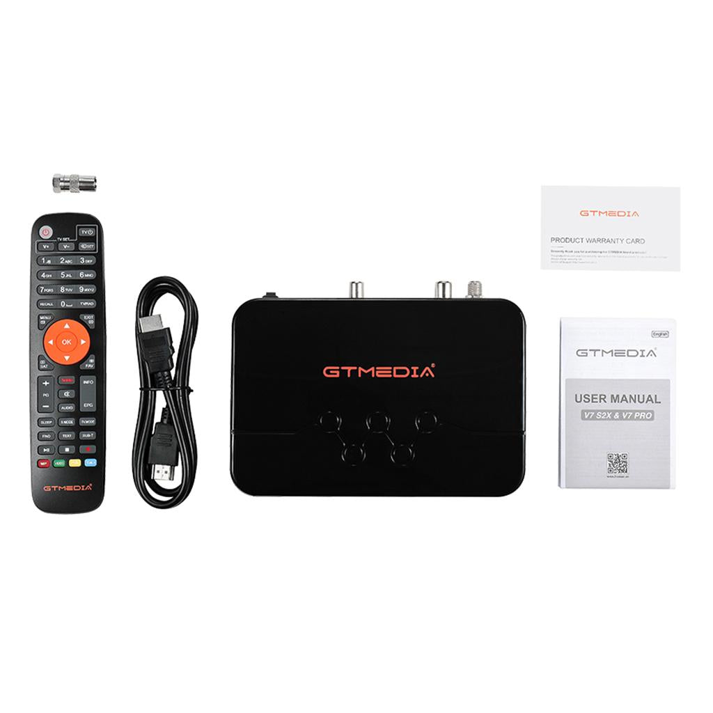 V7 Pro DVB-S2X/T2 Full HD Digital Receiver HDMI CA Card TV Tuner  EU