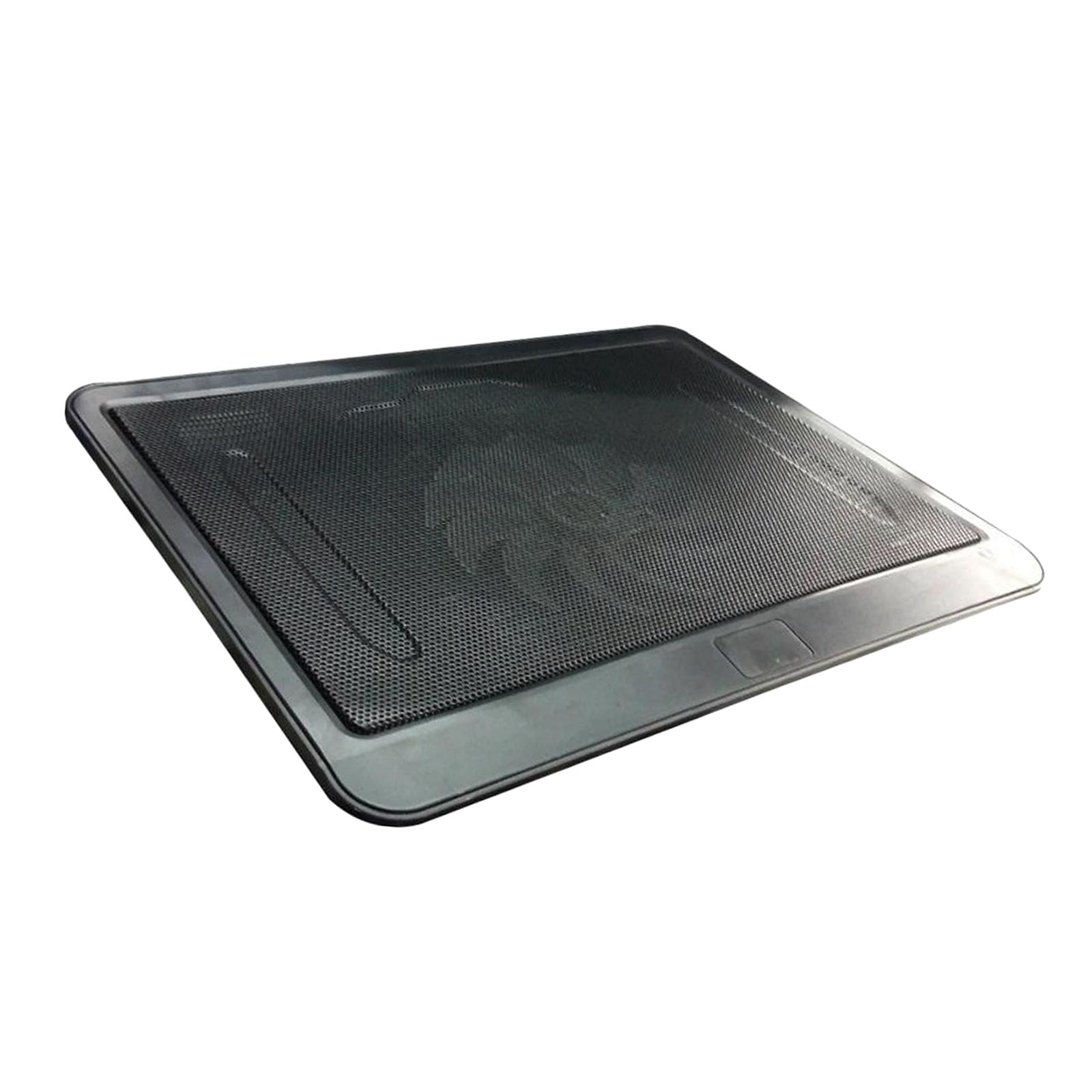 New Portable Notebook Laptop Cooler Mat Quiet Gaming Cooling Pad Tray Black