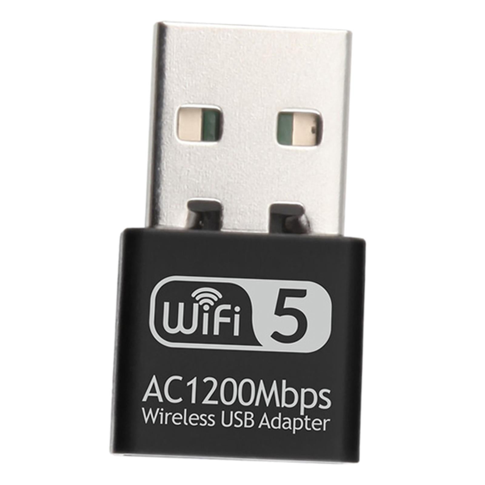 Dual Band AC 1200Mbps USB WiFi Adapter 2.4Ghz/5.8Ghz WiFi Dongle High Speed