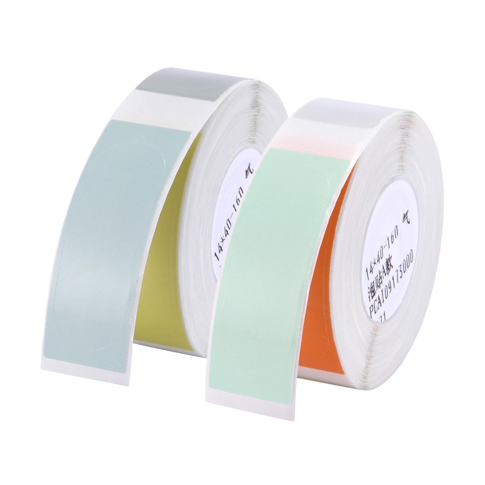 Thermal Label Printer Tear Resistant Pure Color Price Tag Stickers Style 1