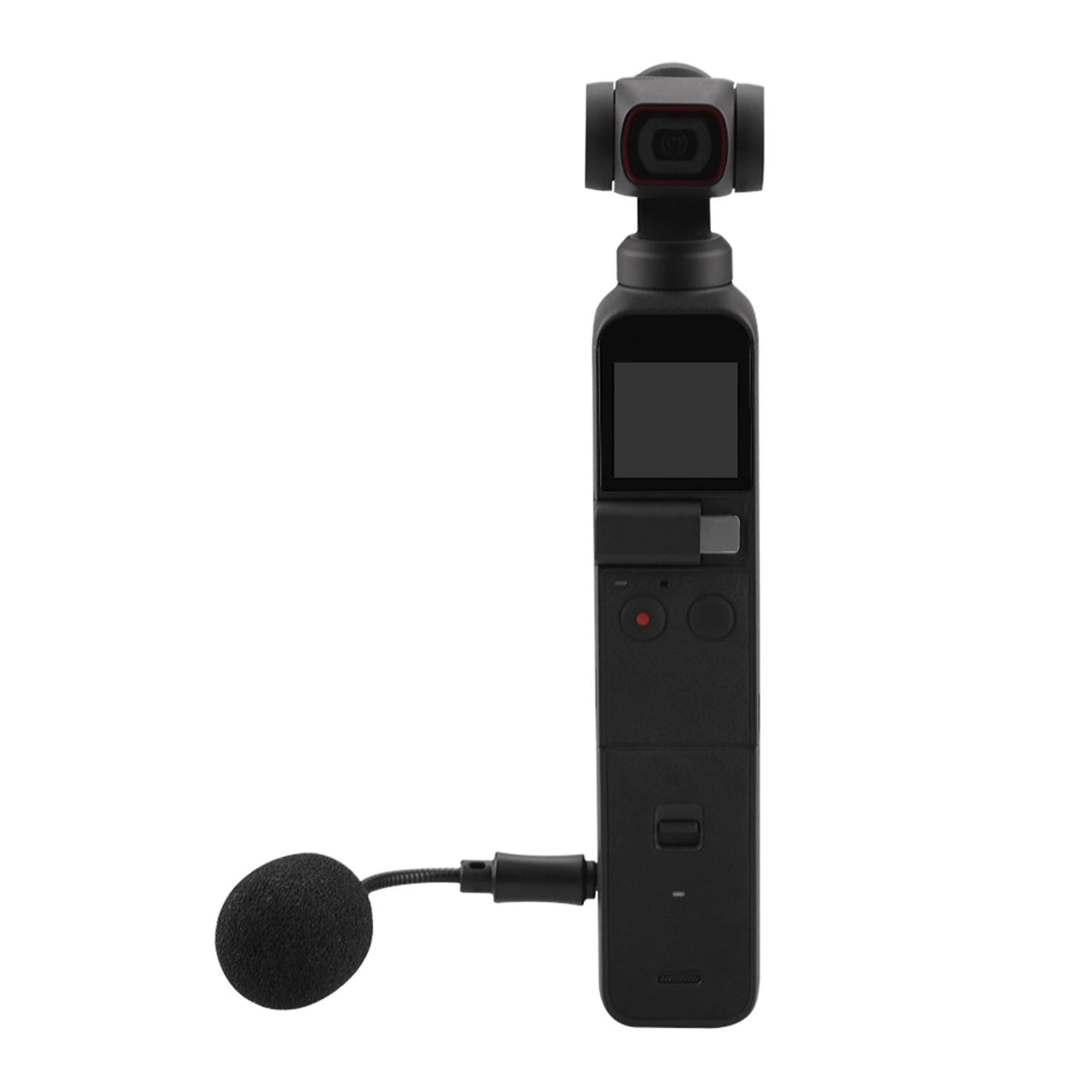 Mini Portable External 3.5mm Stereo Microphone Adapter for DJI Osmo Pocket 2