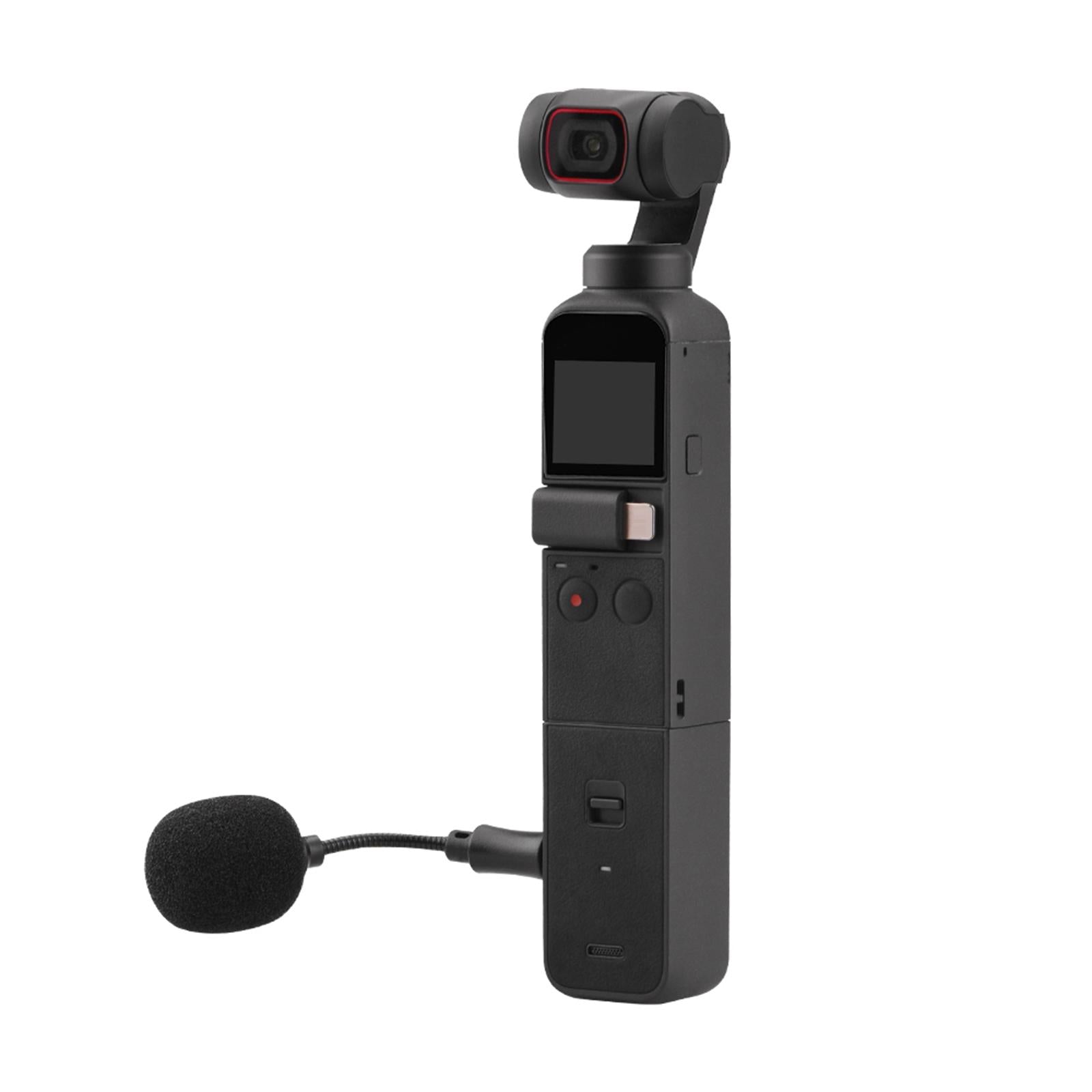 Mini Portable External 3.5mm Stereo Microphone Adapter for DJI Osmo Pocket 2