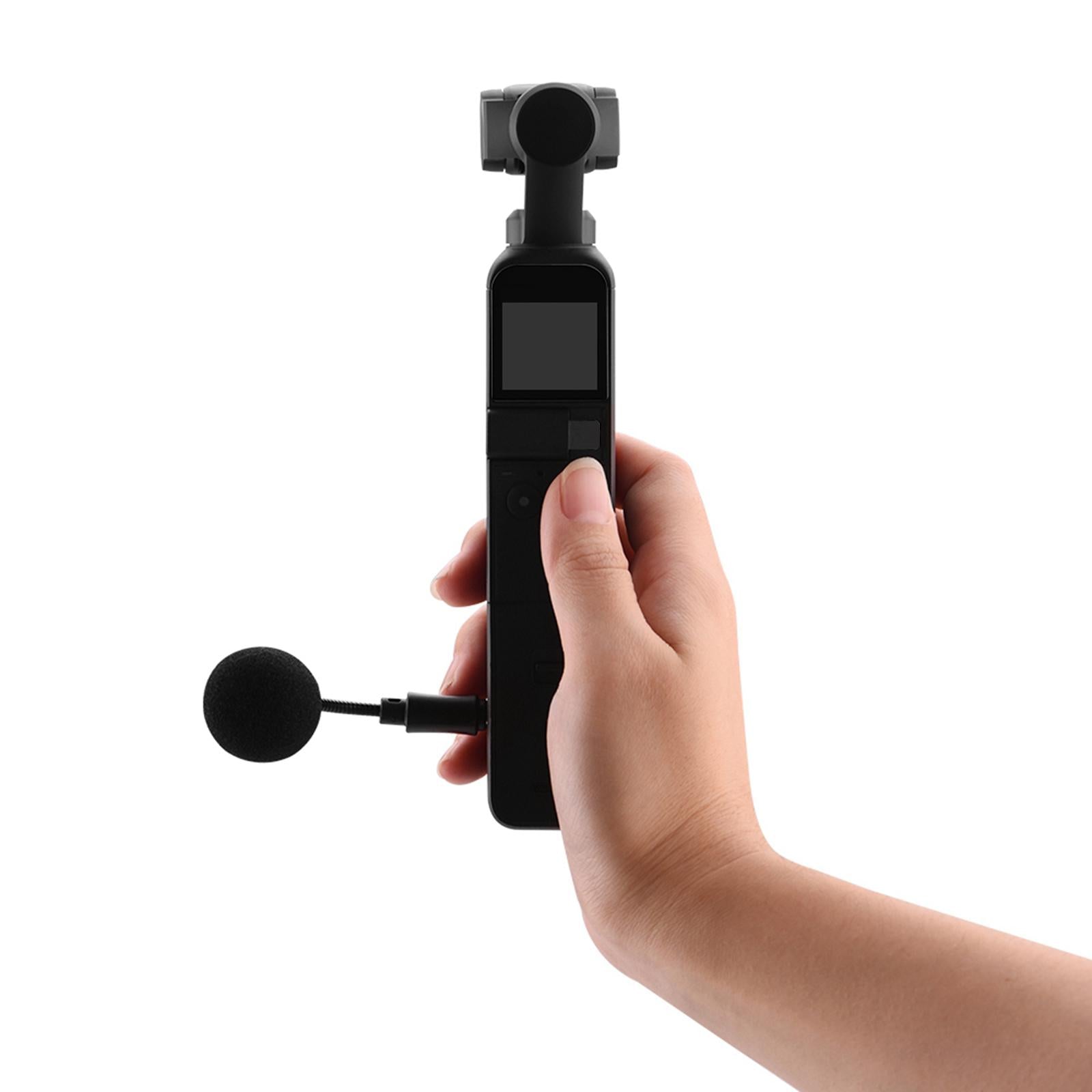 Mini Portable External 3.5mm Stereo Microphone Adapter for DJI Osmo Pocket 2