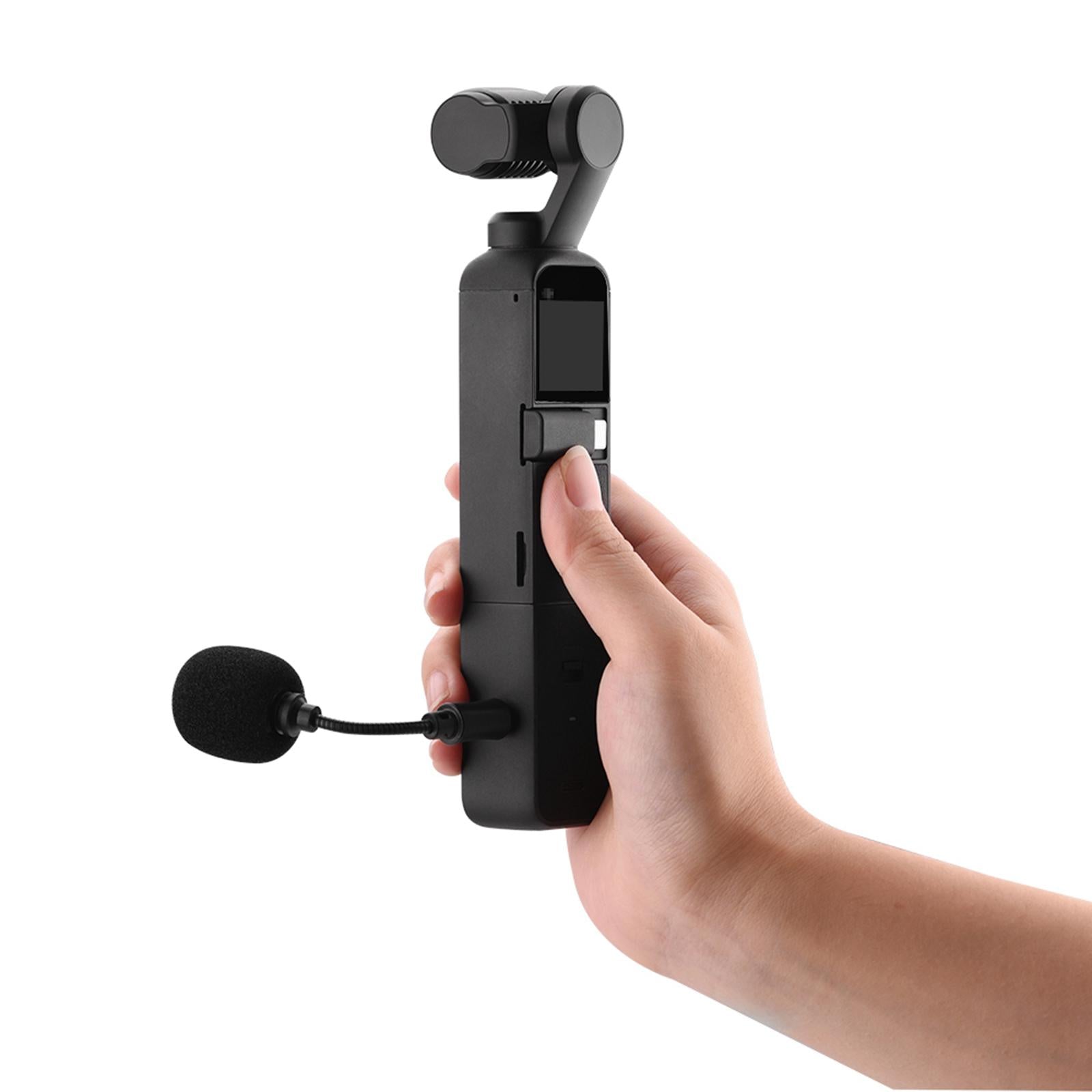 Mini Portable External 3.5mm Stereo Microphone Adapter for DJI Osmo Pocket 2