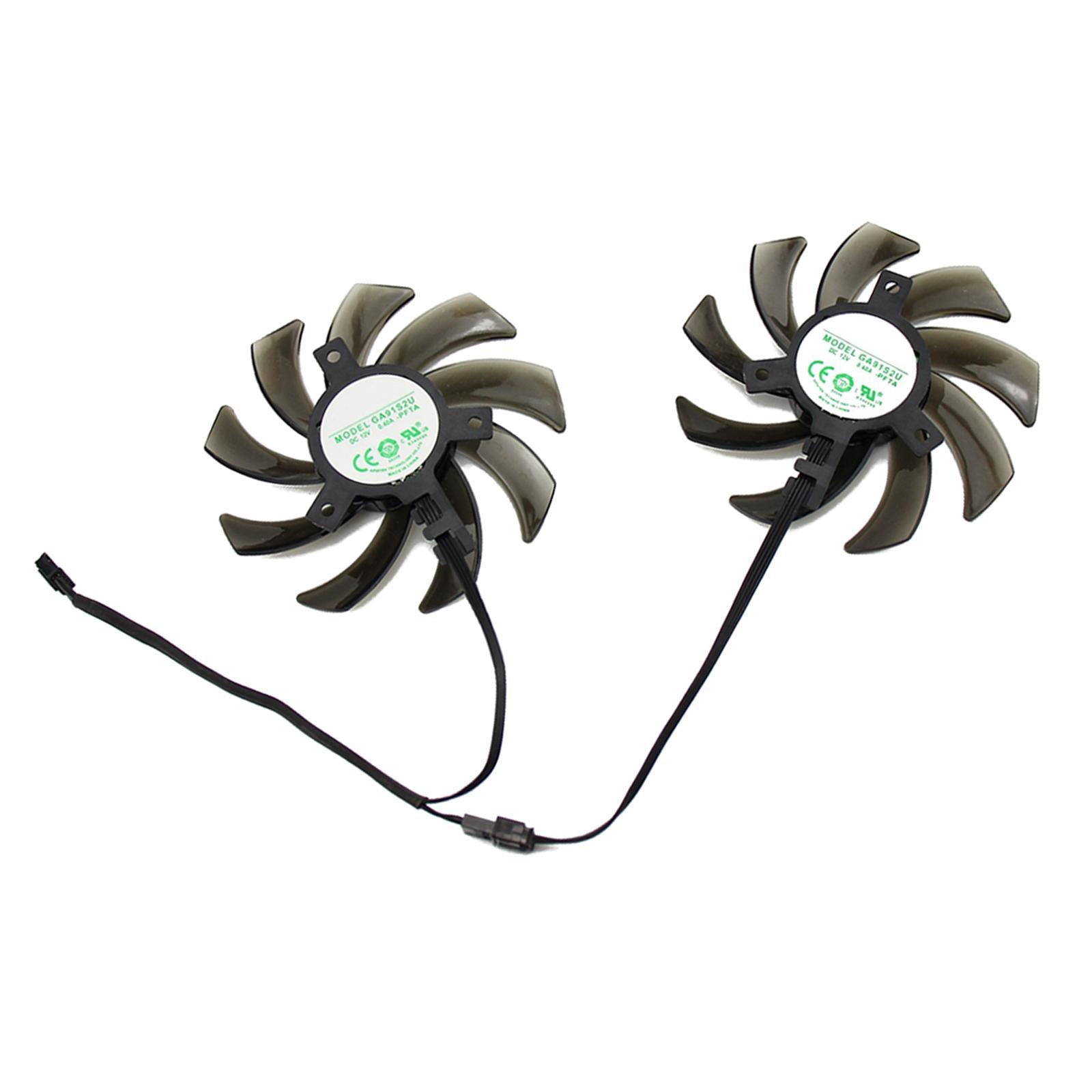 2pcs New PC 85mm Graphics Card Cooling Fans GA91S2U for Palit GeForce GTX