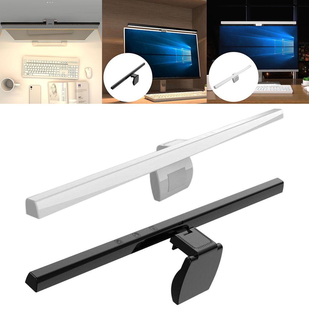 Laptop Screen LED Hanging Lamp 3 Adjustable Brightness for Office Home White