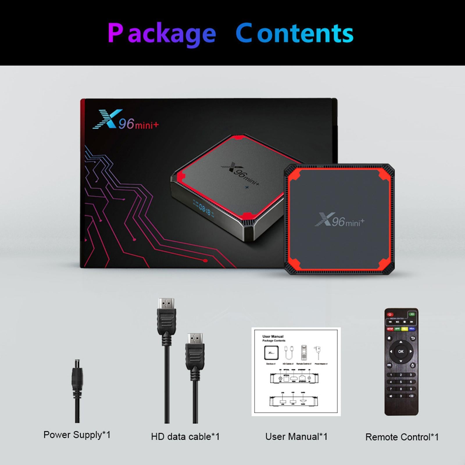   mini+ with Android 4K TV Set-top BOX Media Player 2+16G AU