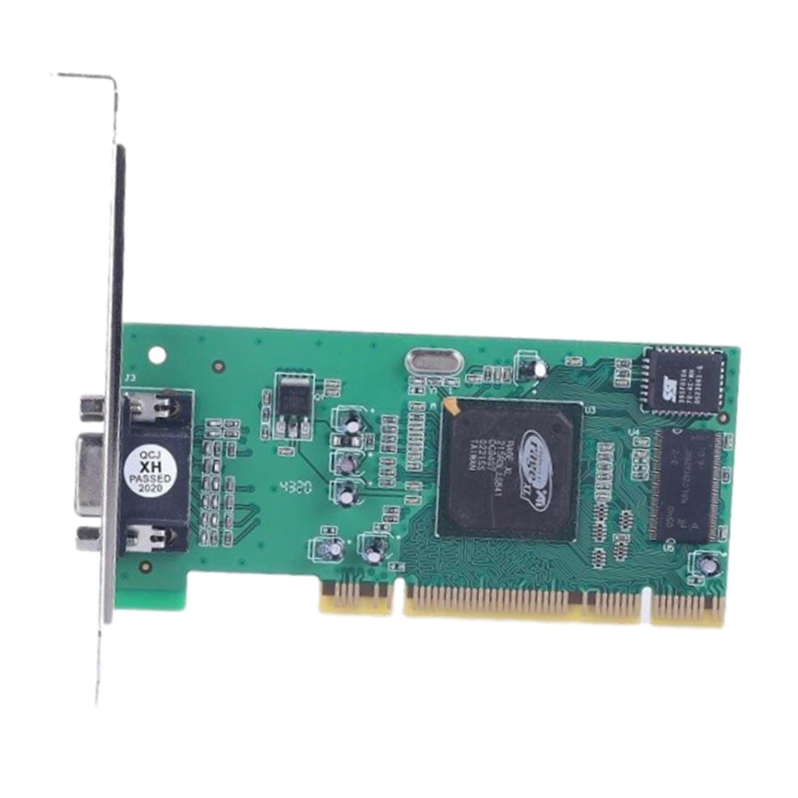 ATI Rage XL 8MB PCI VGA Video Card 32Bit PCI Express 2.0 Graphics Card