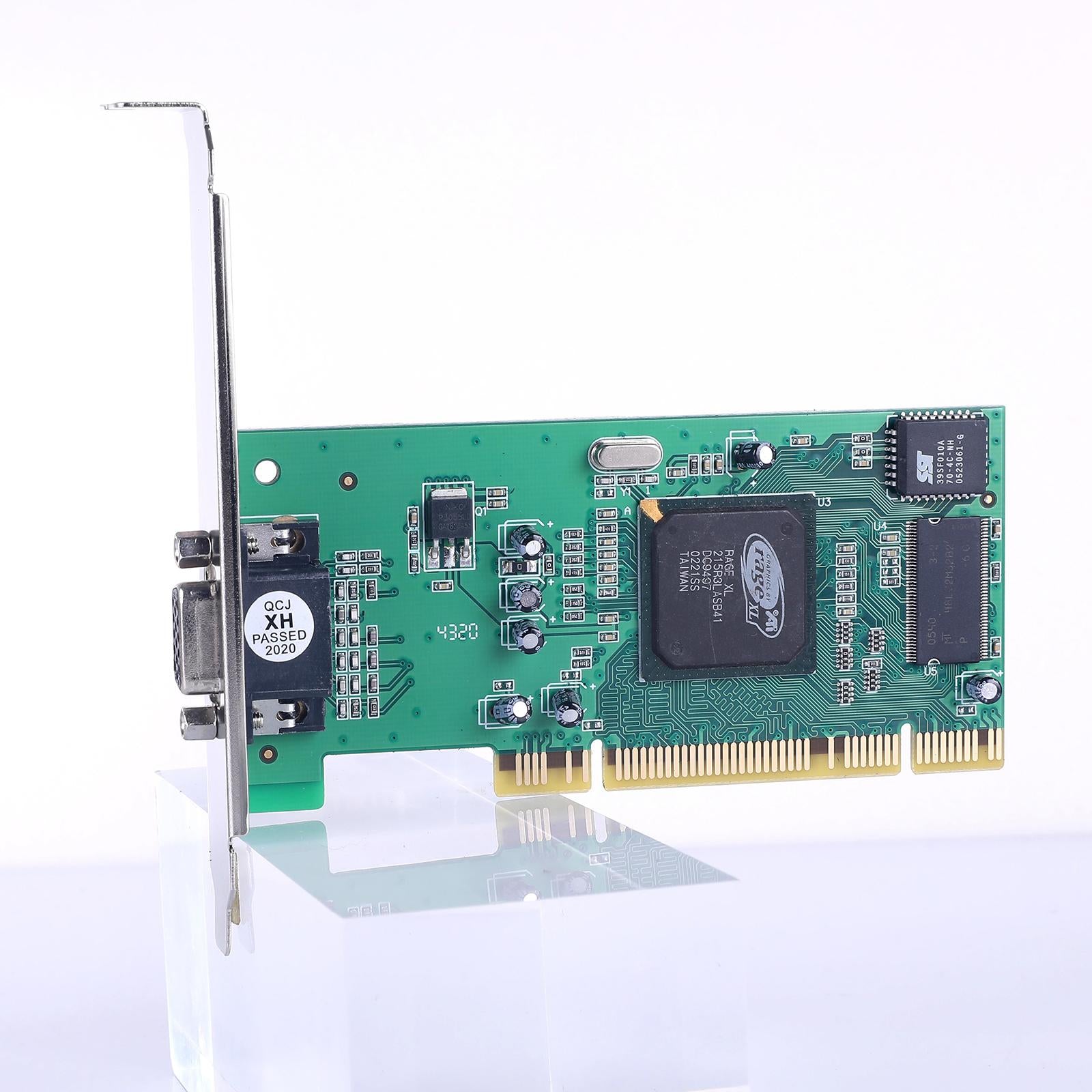 ATI Rage XL 8MB PCI VGA Video Card 32Bit PCI Express 2.0 Graphics Card