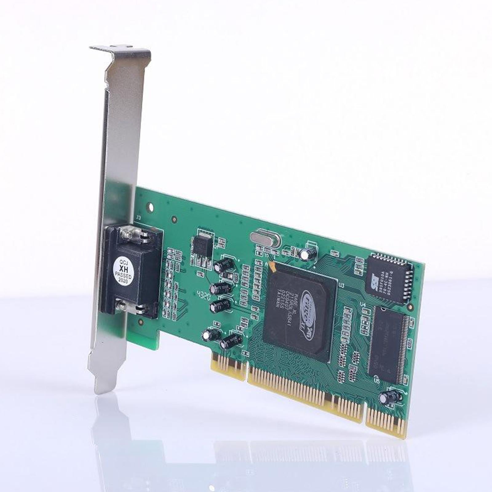 ATI Rage XL 8MB PCI VGA Video Card 32Bit PCI Express 2.0 Graphics Card