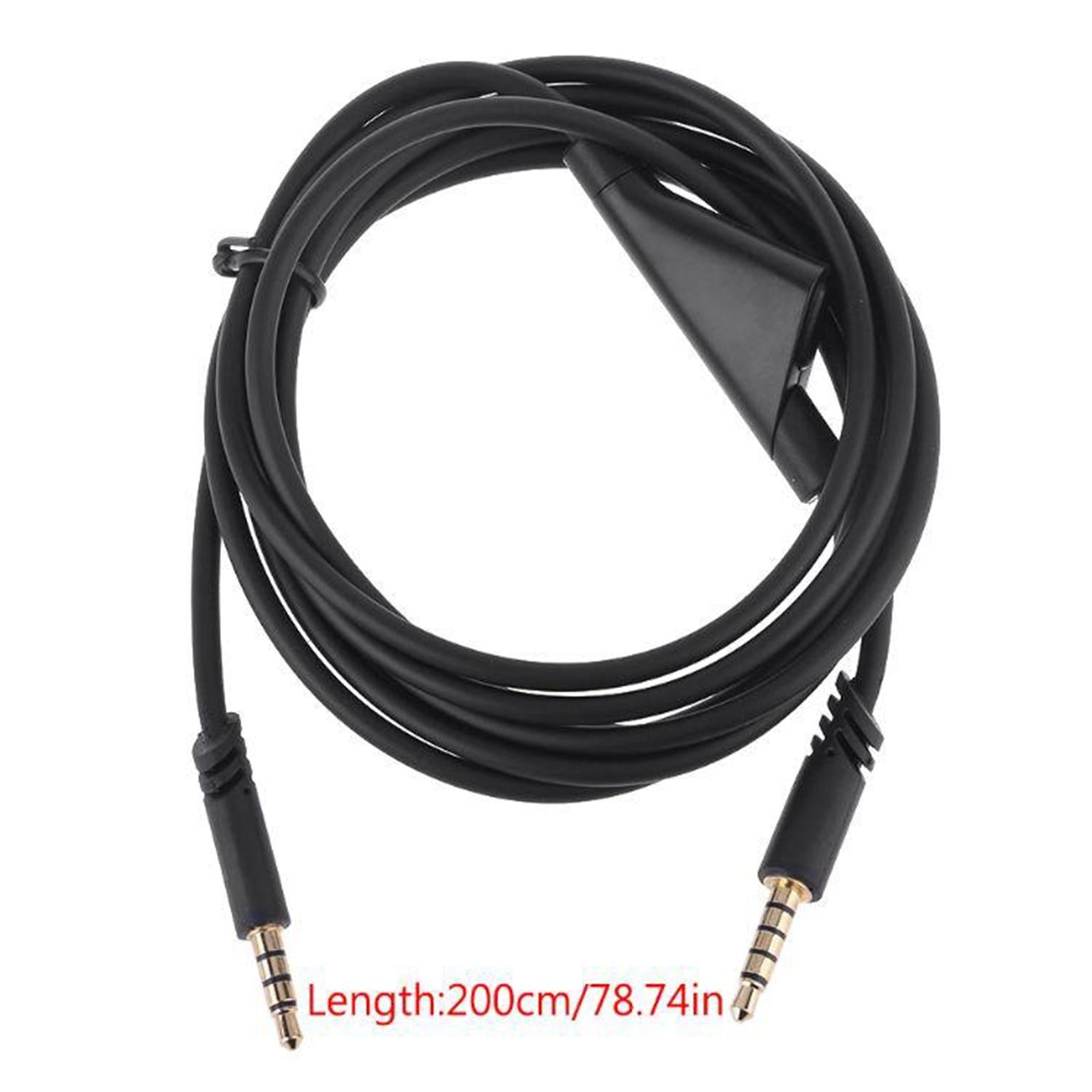 2 Meter Audio Line Cord Cable Volume Control for Astro A10 A40 Headset