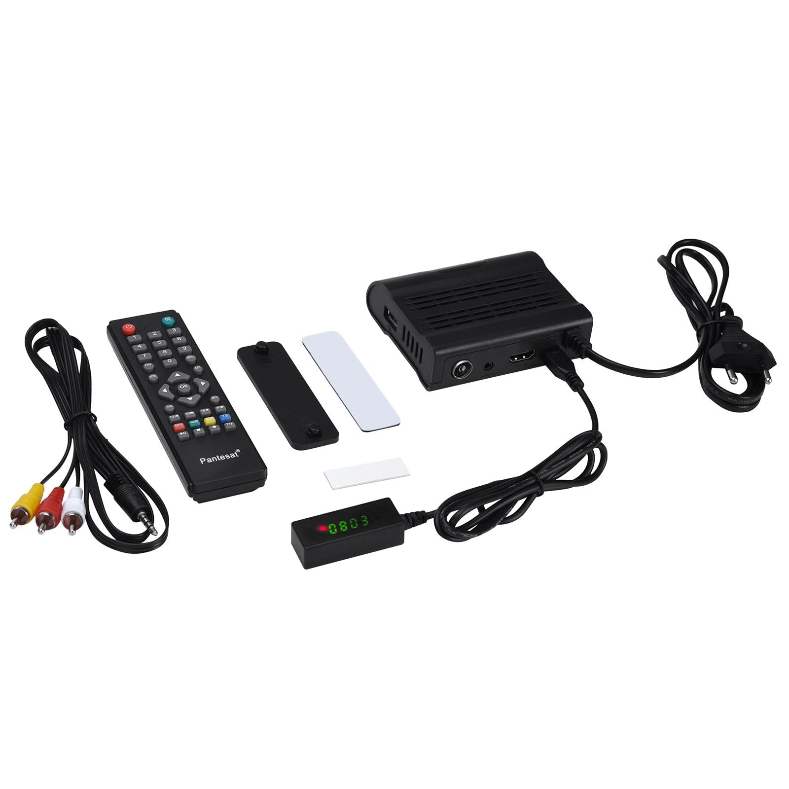 DVB-T2 HD 1080P Digital Decoder TV Receiver Set