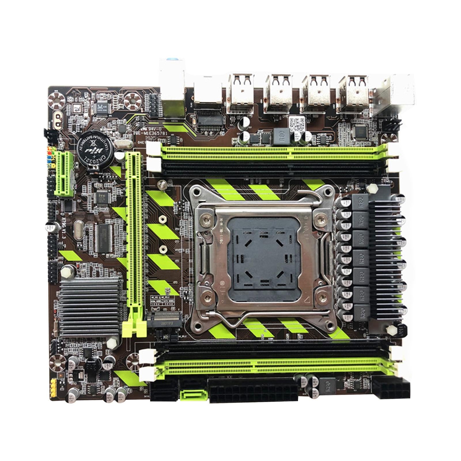 Computer X79 Motherboard LGA 2011 CPU DDR3 M-ATX Mainboard for E5 2630 64GB