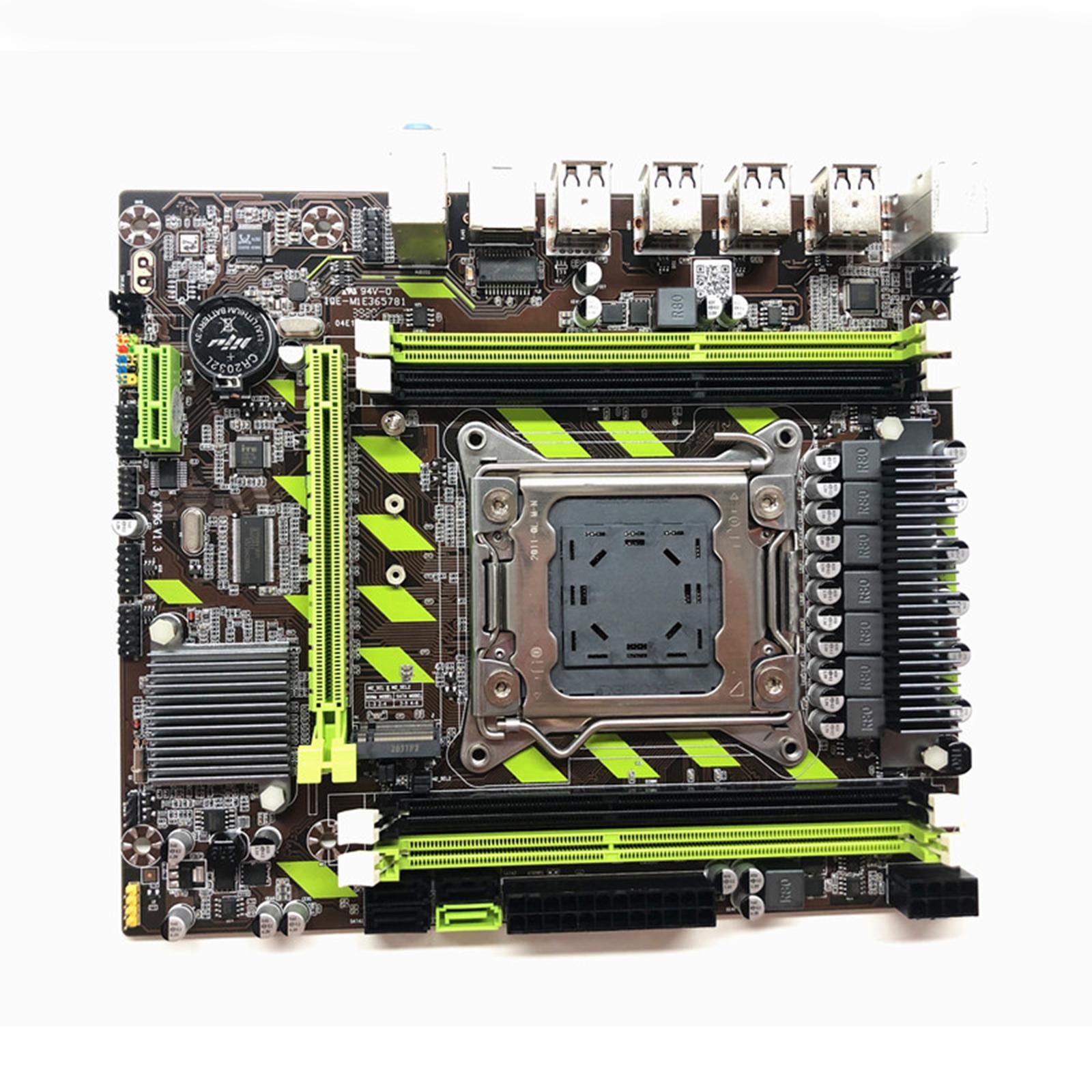 Computer X79 Motherboard LGA 2011 CPU DDR3 M-ATX Mainboard for E5 2630 64GB