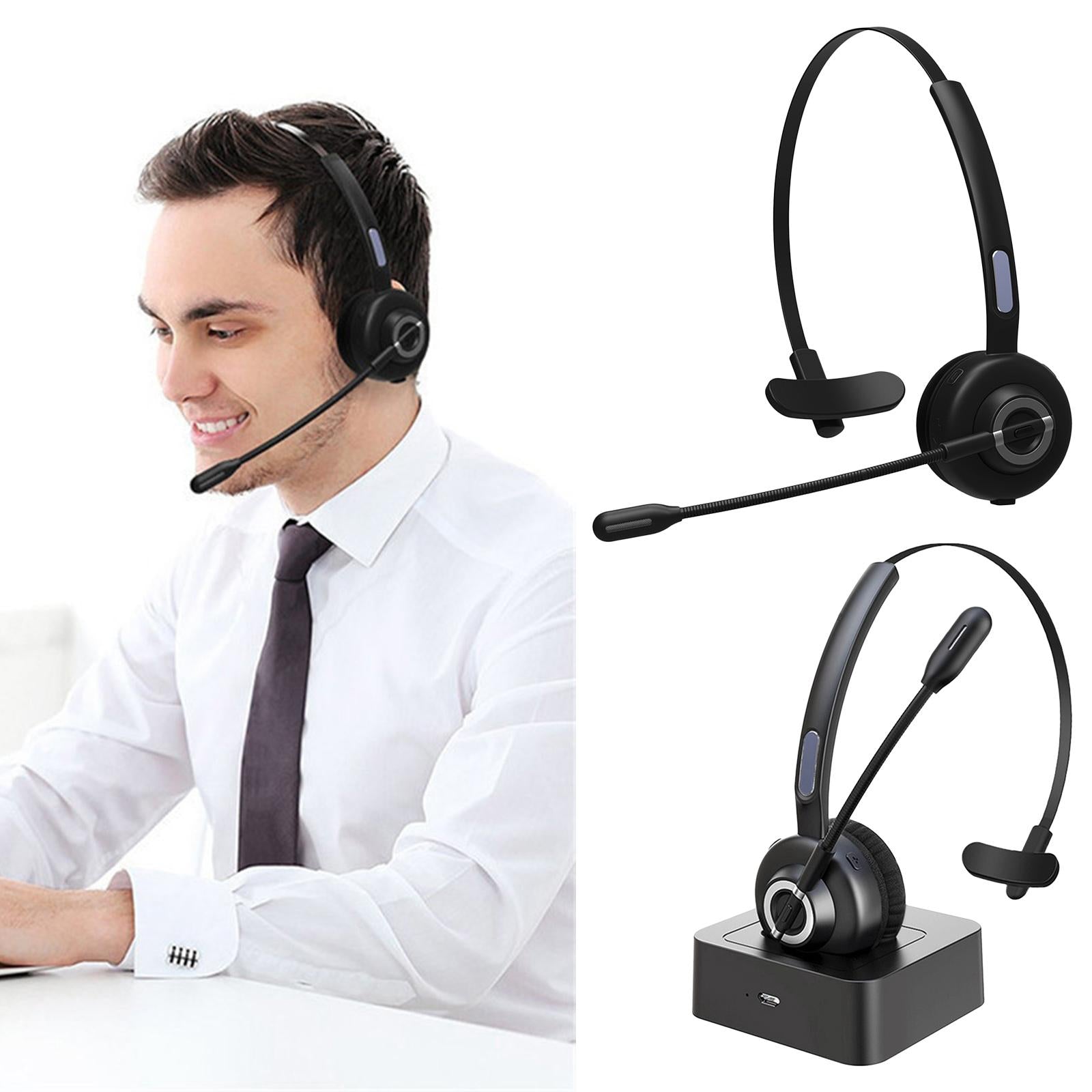 Call Center Headset Telephone Operator Headphone Noise Canceling PC Phones A