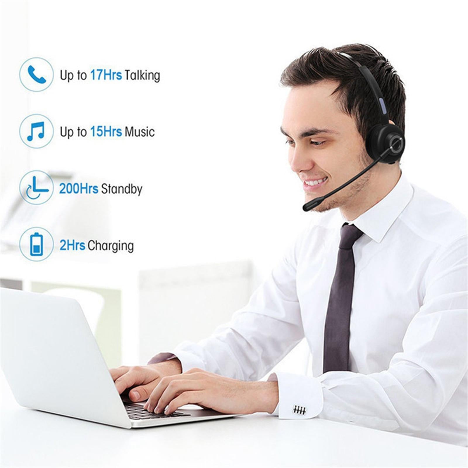 Call Center Headset Telephone Operator Headphone Noise Canceling PC Phones B