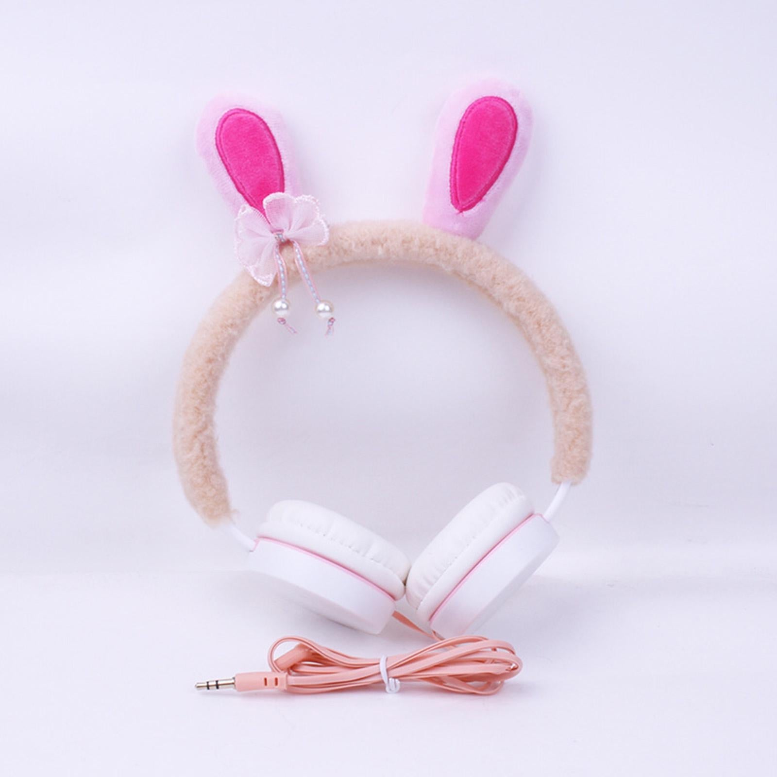 Kids Girls Wired headphones Headset Volume Control for Phone Tablet Yellow