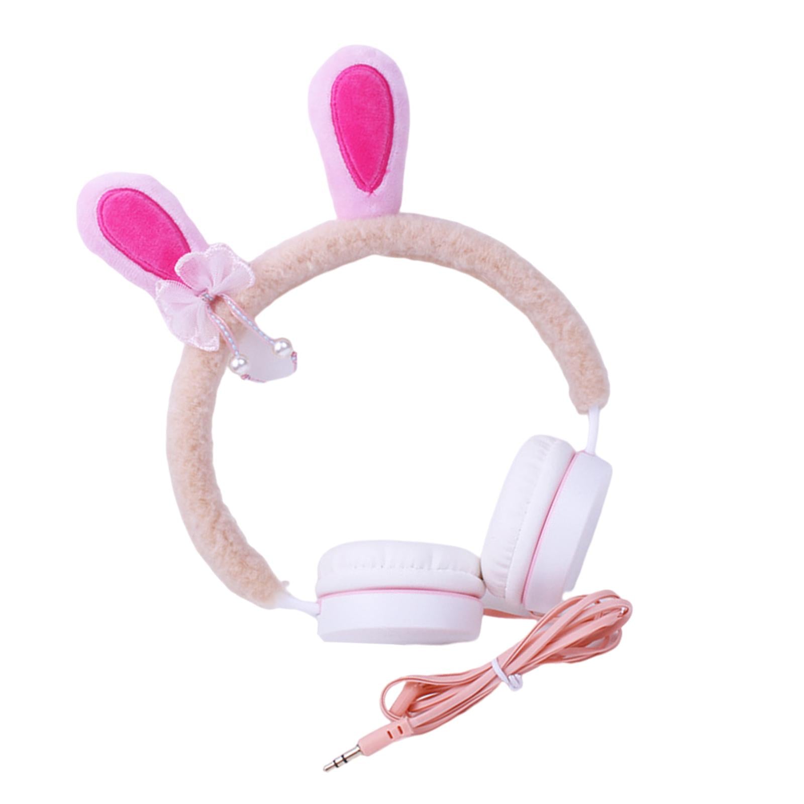 Kids Girls Wired headphones Headset Volume Control for Phone Tablet Yellow