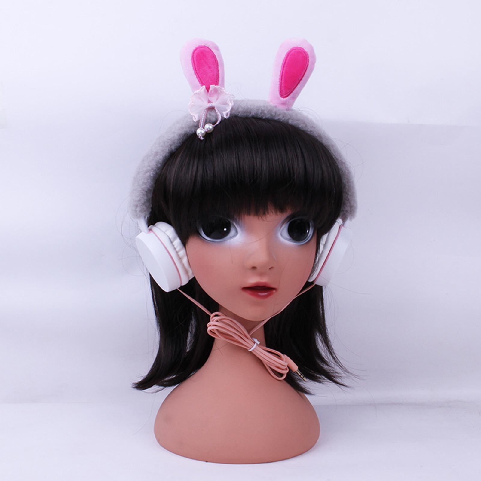 Kids Girls Wired headphones Headset Volume Control for Phone Tablet Silver