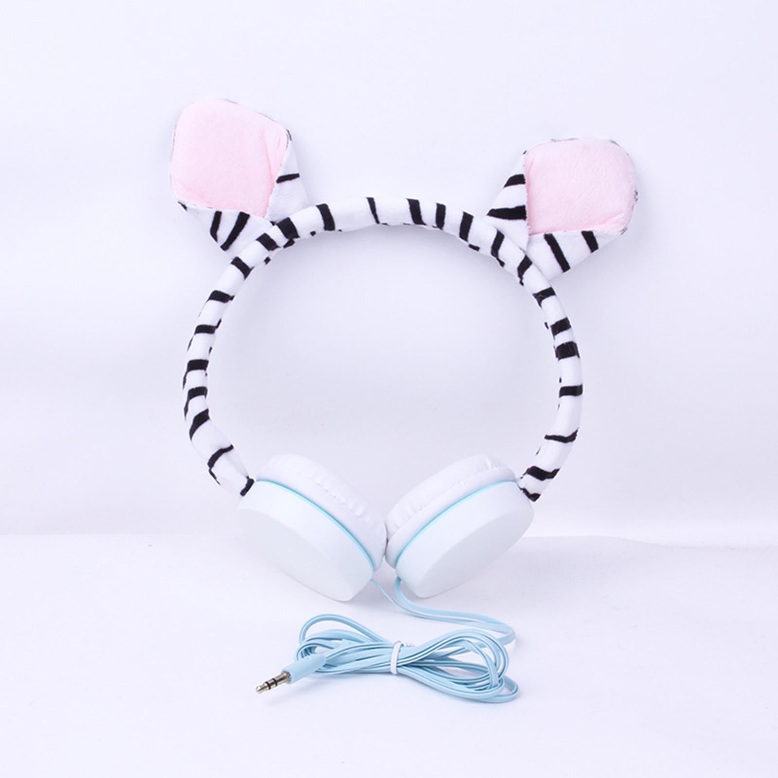 Kids Animal Over Ear Wired Headphones Childrens Earphones for Tablet Phone