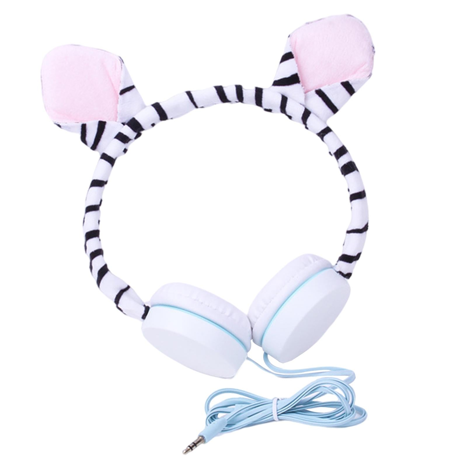 Kids Animal Over Ear Wired Headphones Childrens Earphones for Tablet Phone