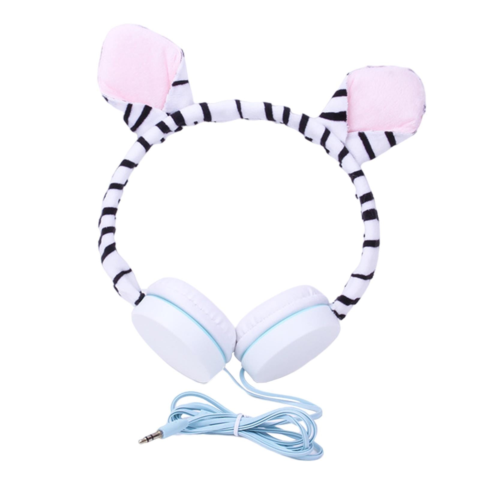 Kids Animal Over Ear Wired Headphones Childrens Earphones for Tablet Phone