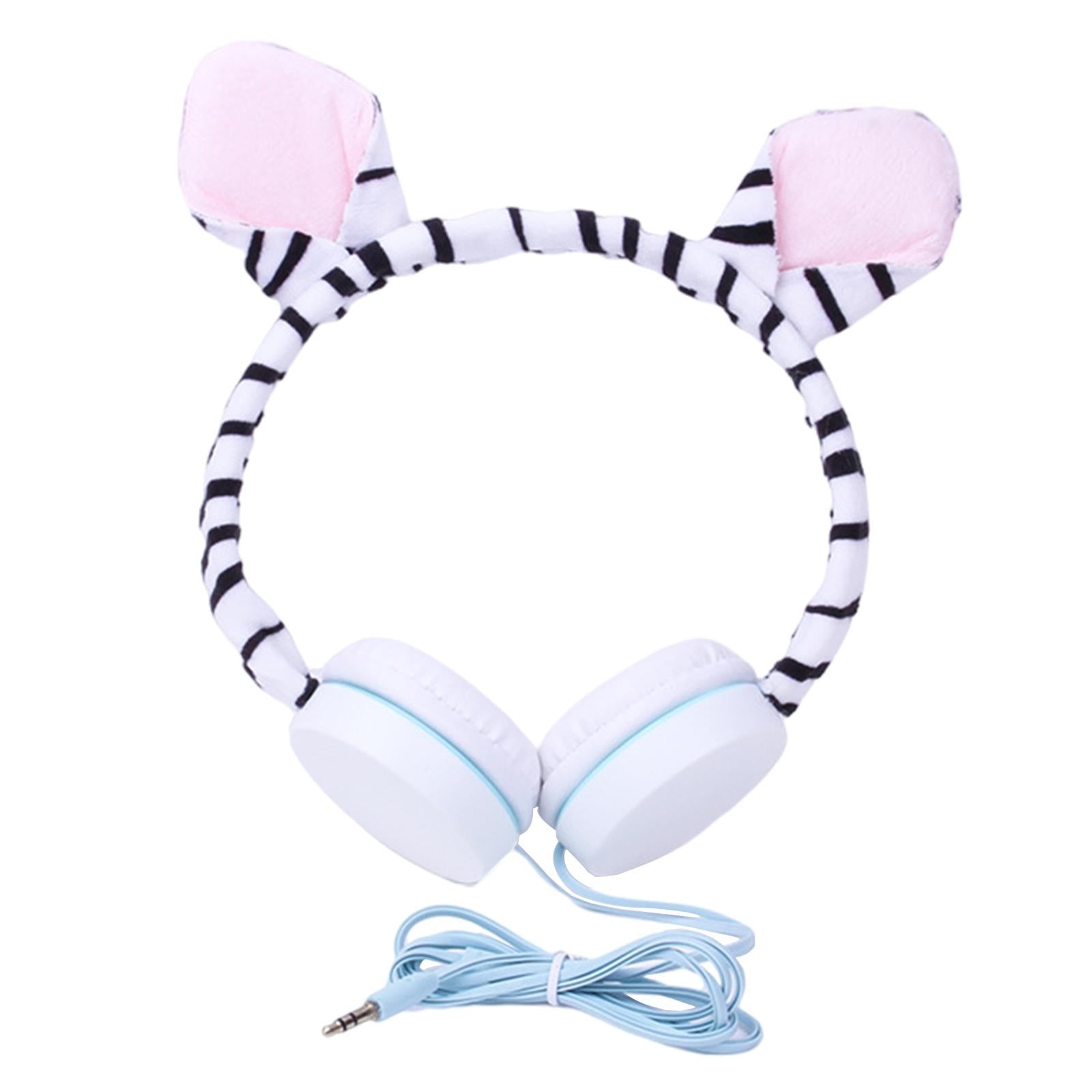 Kids Animal Over Ear Wired Headphones Childrens Earphones for Tablet Phone