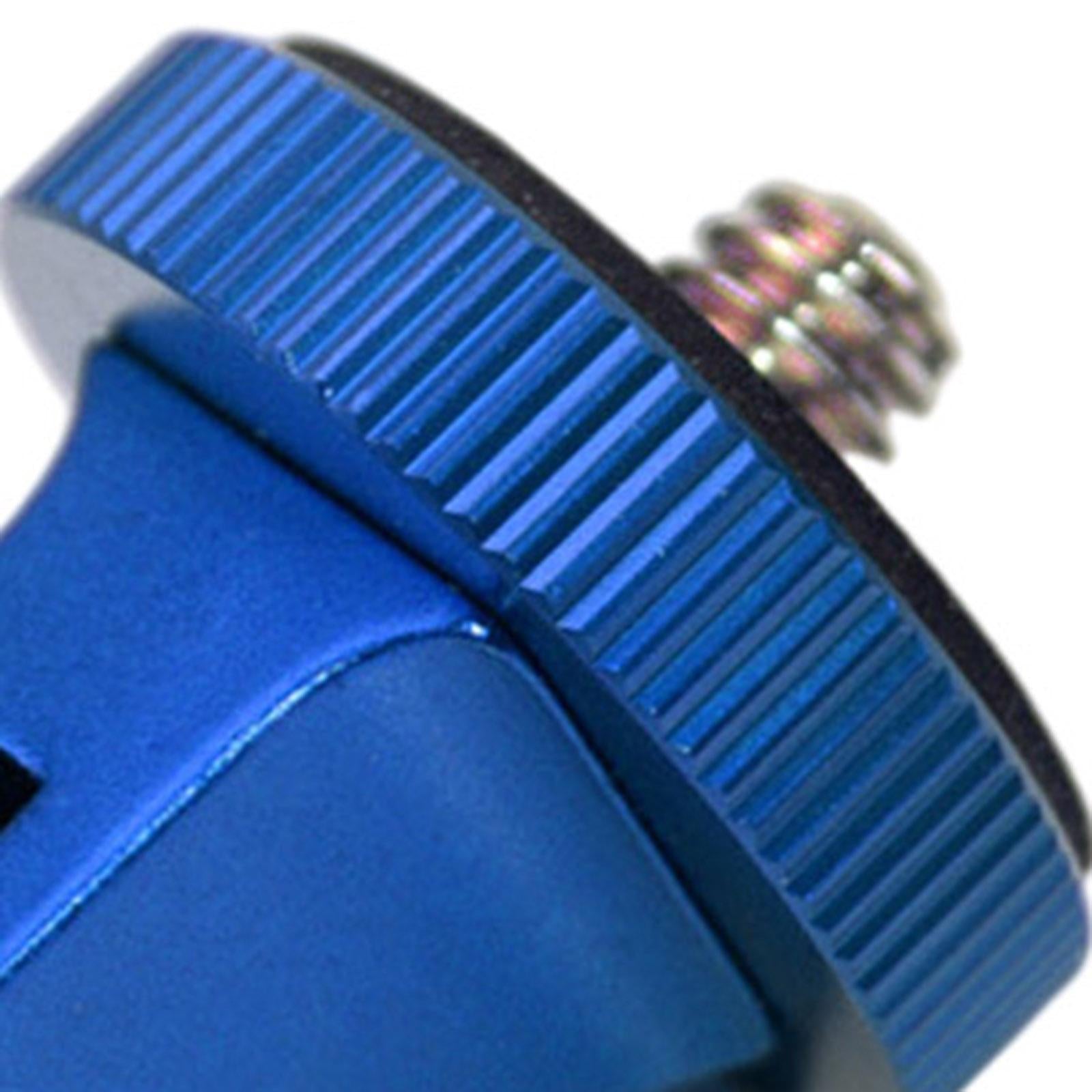 Tripod Mount Adapter with Screw Thread 1/4 Accessory  Blue