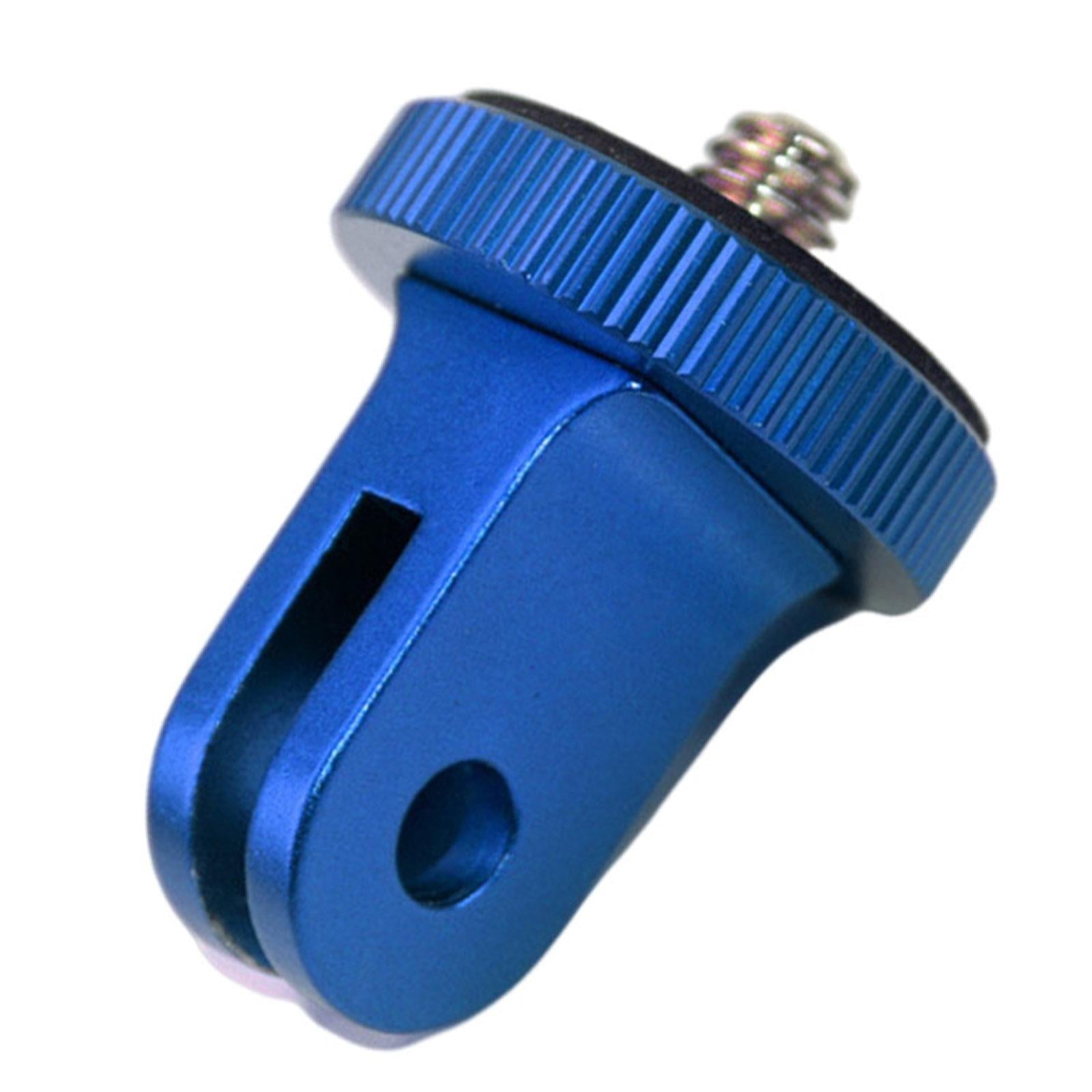 Tripod Mount Adapter with Screw Thread 1/4 Accessory  Blue