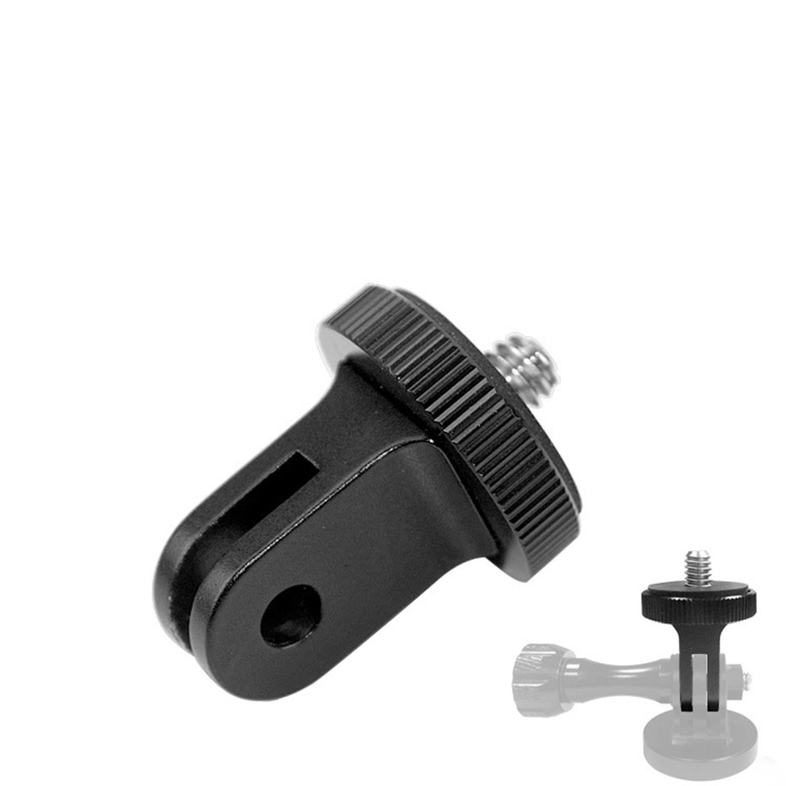 Tripod Mount Adapter with Screw Thread 1/4 Accessory  Black