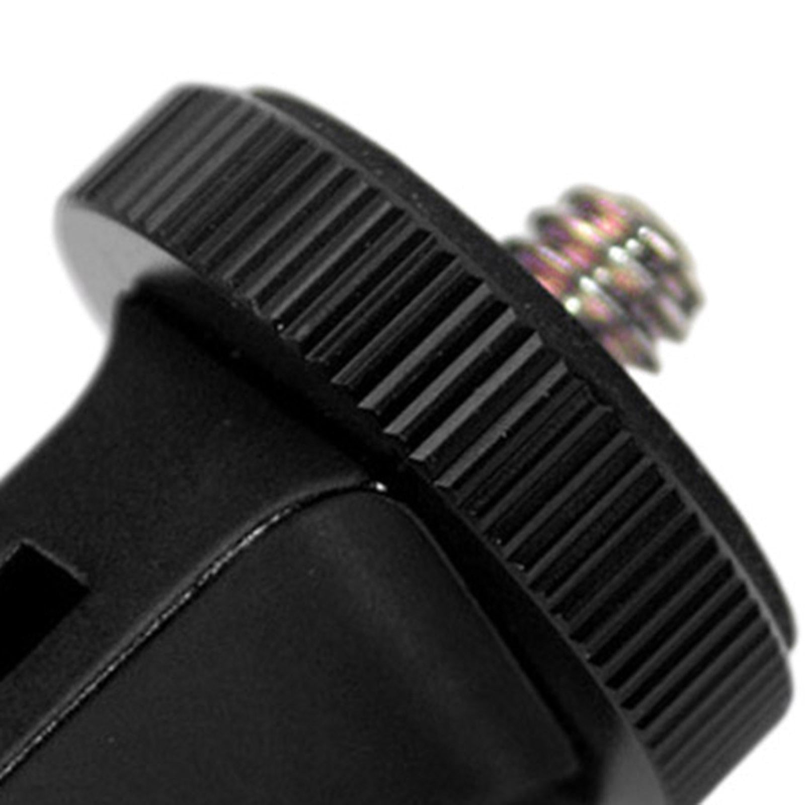 Tripod Mount Adapter with Screw Thread 1/4 Accessory  Black