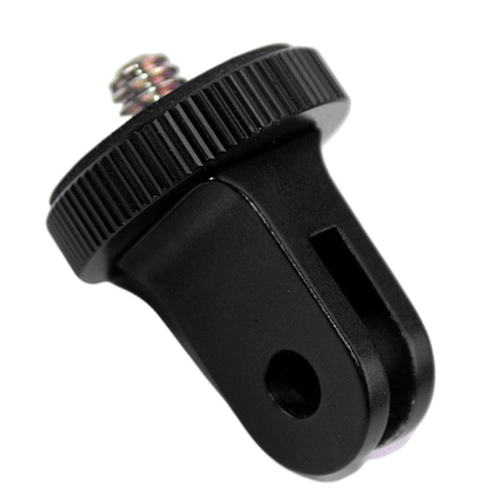 Tripod Mount Adapter with Screw Thread 1/4 Accessory  Black