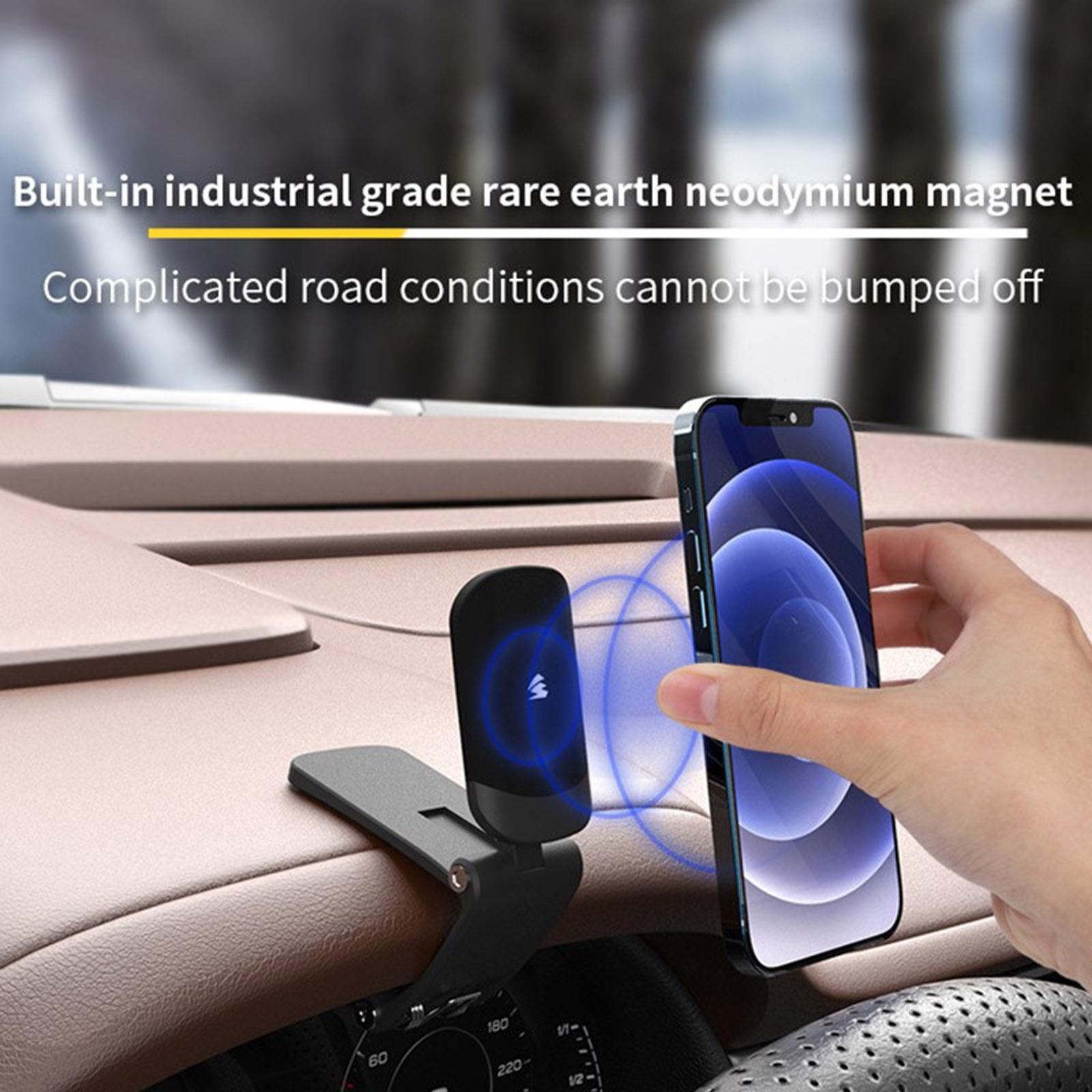 Car Magnetic Dashboard Stand Mount Holder Universal for Mobile Cell Phone Black