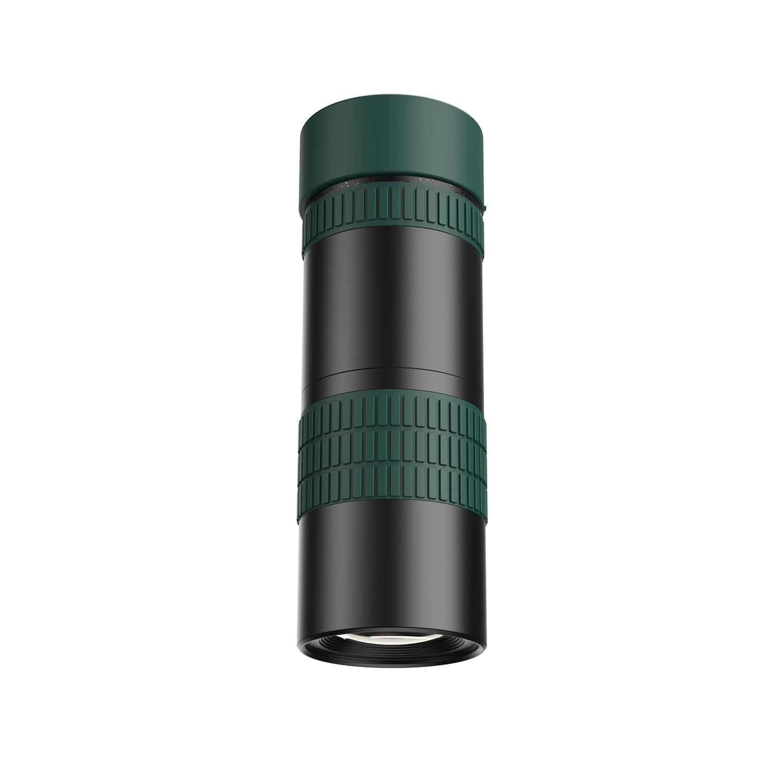 8-24X30 HD Zoom Monocular Scope for Traveling Concert Hiking Telescope Green