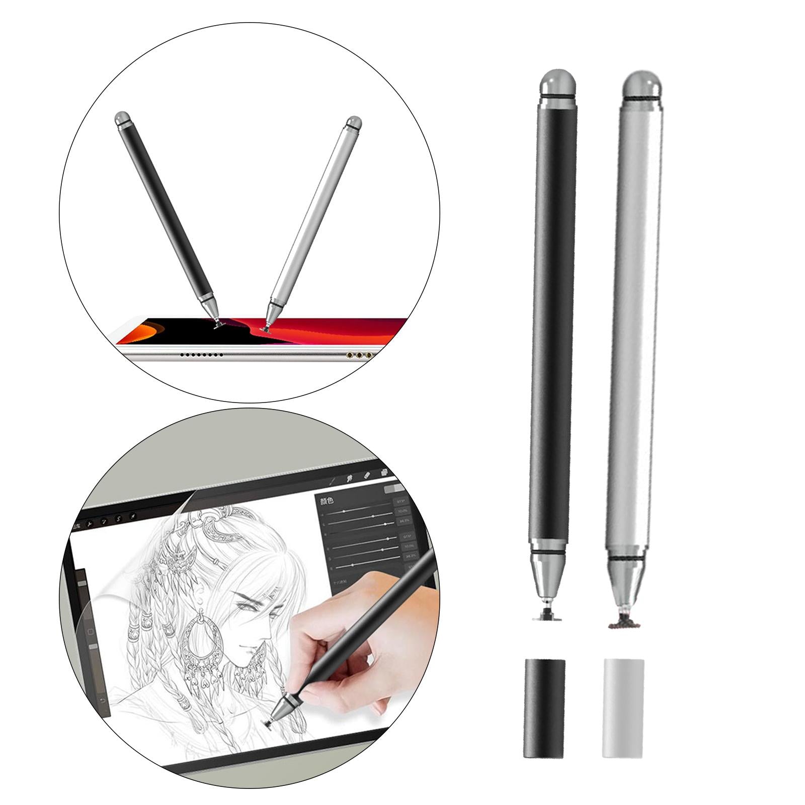 Stylus Pens Capacitive Pencil for iPad Precise Writing Smart Phone Tablets Black