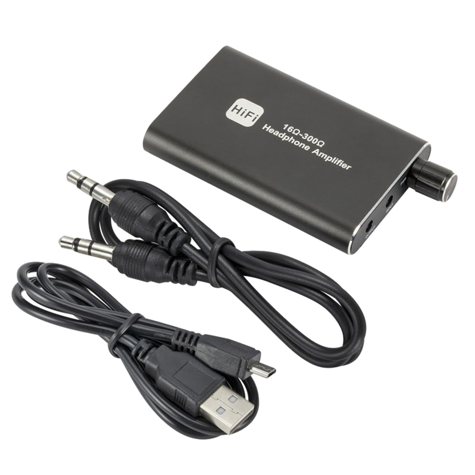 HIFI Headphone Amplifier Earphone AMP w/ Audio USB Cable for PS4/PS5 MP4