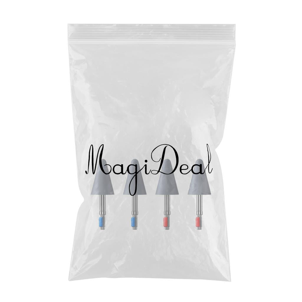 4Pcs Replace Pencil Tips Spare Nibs Stylus for MPencil 2Pcs Red 2Pcs Blue